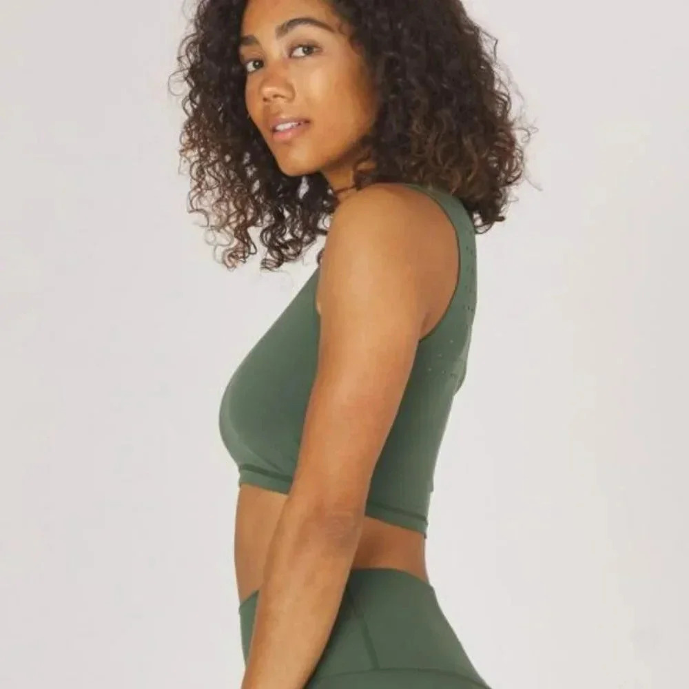 Glyder Mood Bra, Olive - Picture 5 of 9